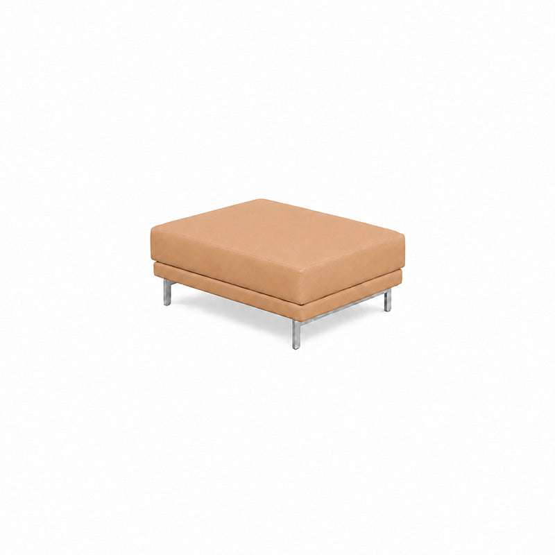 Nockeby Footstool Cover-Corduroy Latte