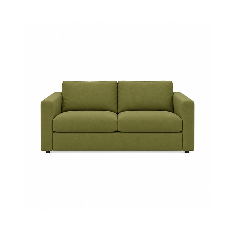 Finnala Loveseat Cover-Velvet olive