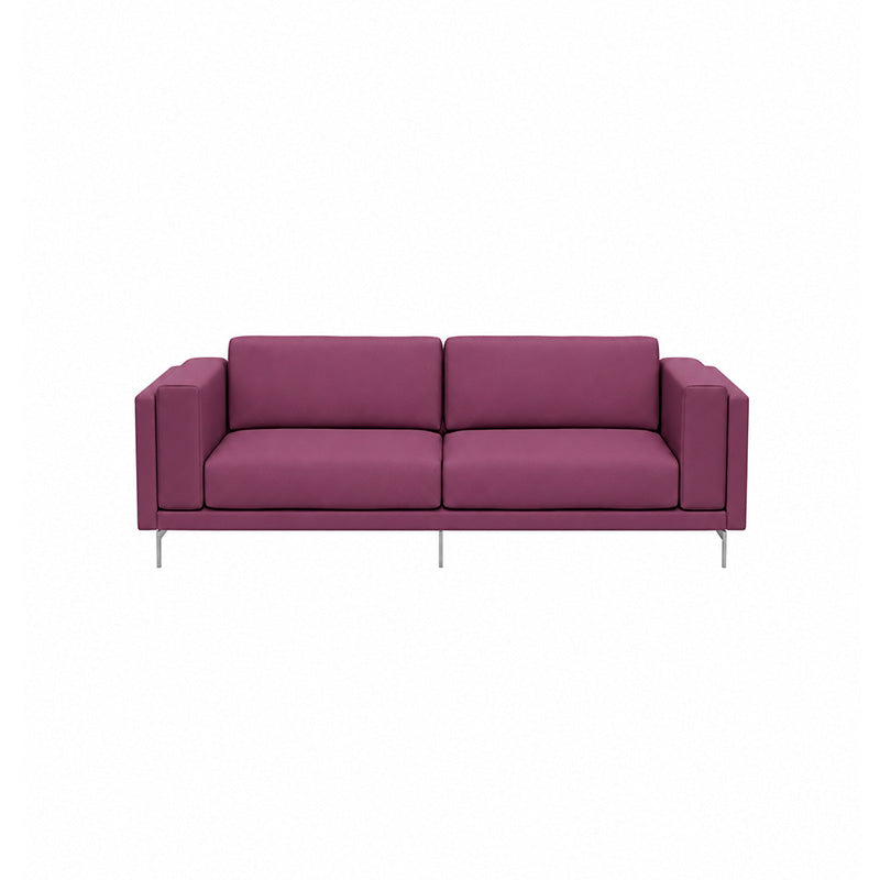 Nockeby 3 Seater Sofa Cover-Canvas Berry plum