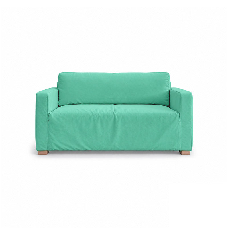 Solsta Sofa Bed Cover-Velvet cyan