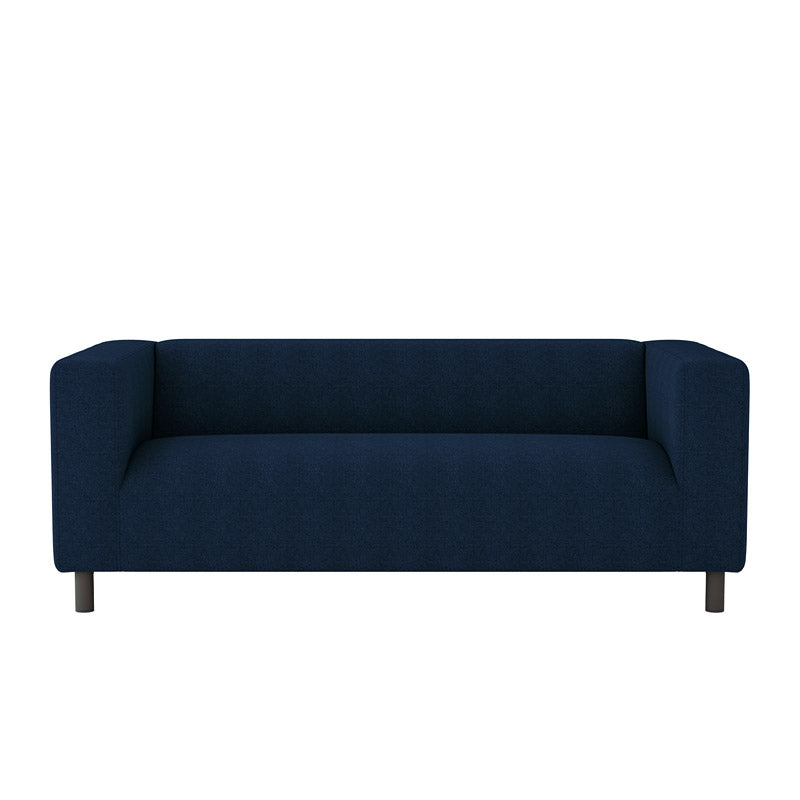 KLIPPAN Loveseat Cover-Structural Weave navy