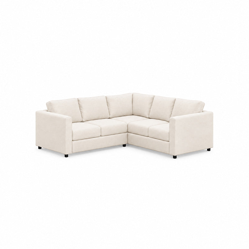 Finnala 4 Seat Corner Sofa Cover-Structural Weave Cream