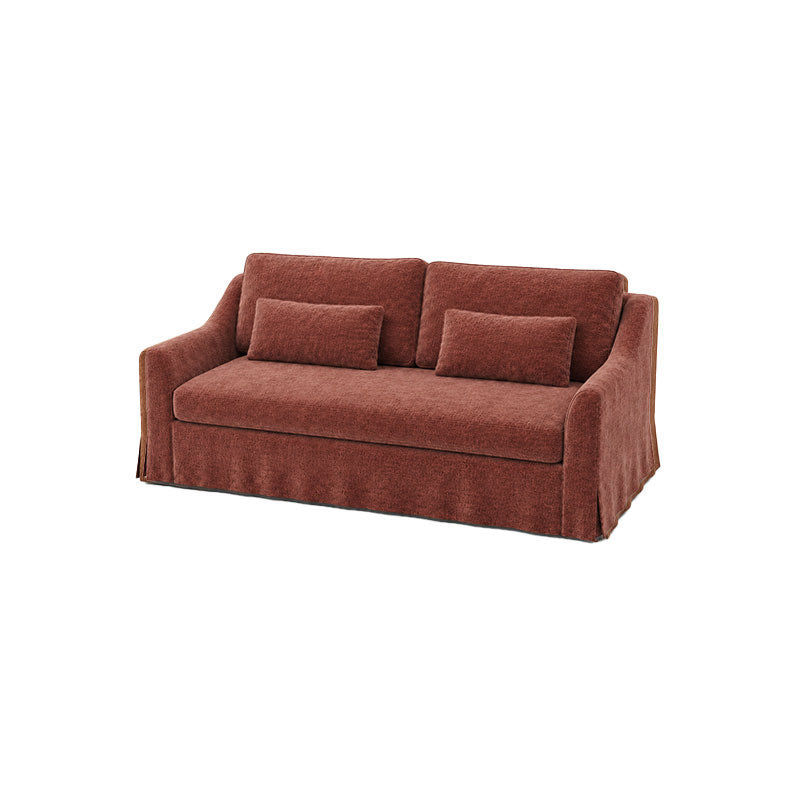Färlöv 3 Seater Sofa Cover-Chenille Burnt Brick