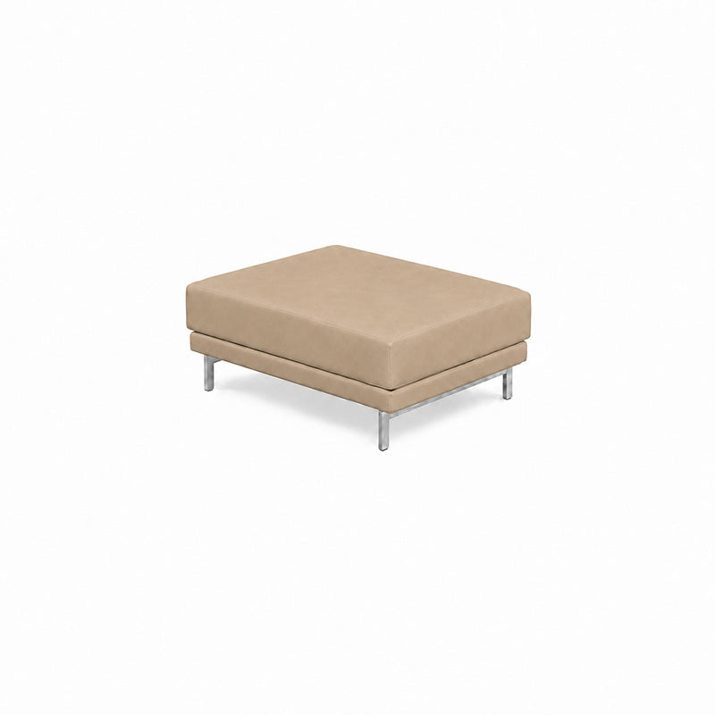 Nockeby Footstool Cover-Corduroy Mink taupe