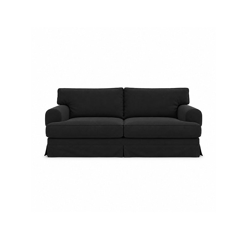 Ekeskog 3 Seater Sofa Cover-Microfiber Black