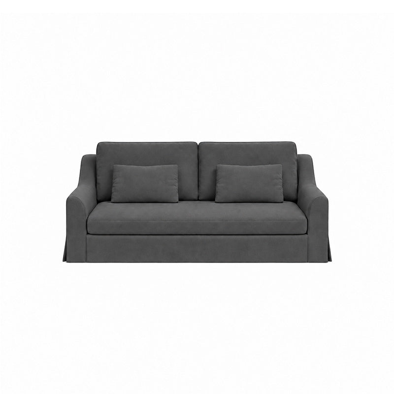 Färlöv 3 Seater Sofa Cover-Corduroy Ash Gray