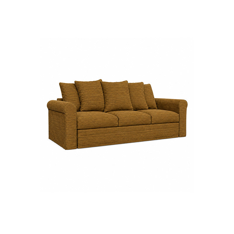 Grönlid 3 Seater Sofa Cover-Patterned Weave Antique Gold