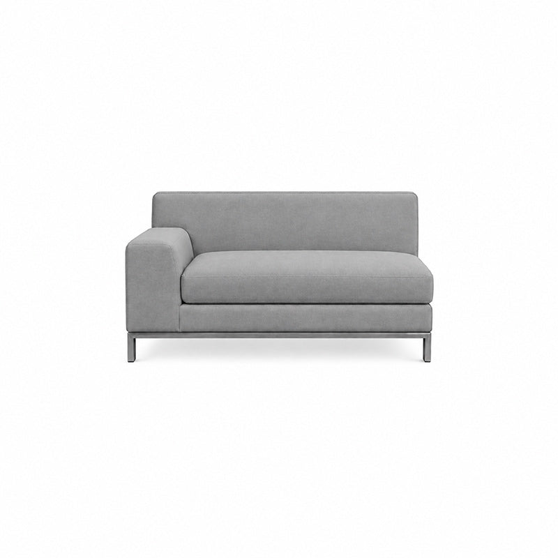 Kramfors 2 Seater Sofa with Left Arm Cover-Corduroy Gray