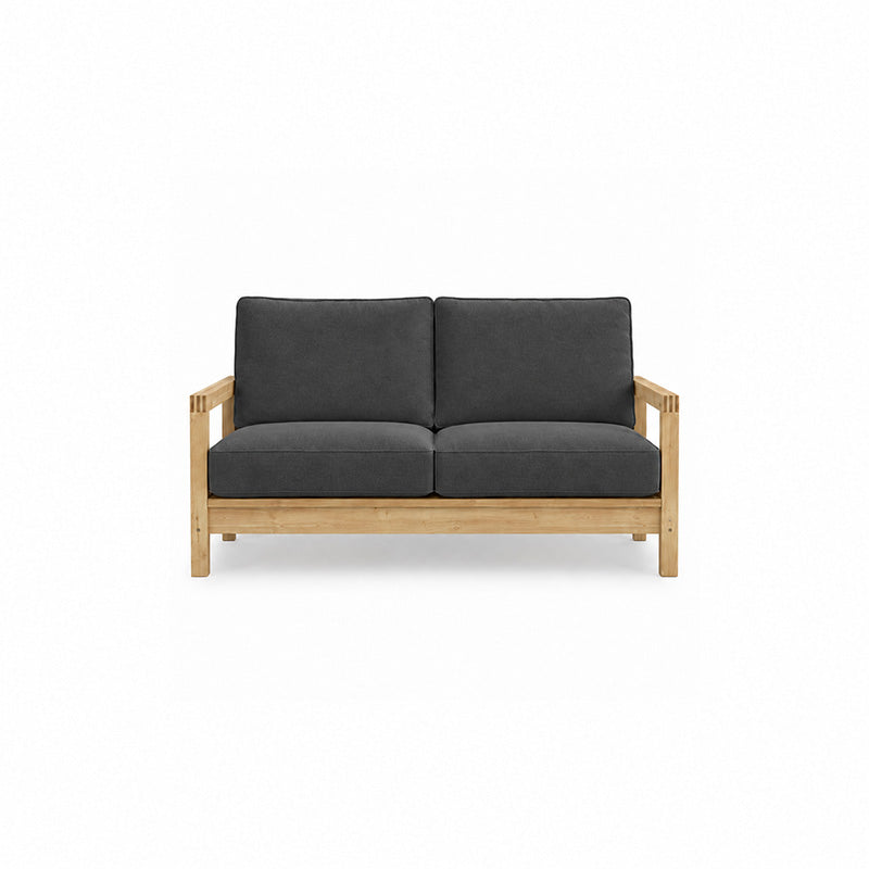 Lillberg 2 Seater Sofa Cover-Canvas Charcoal