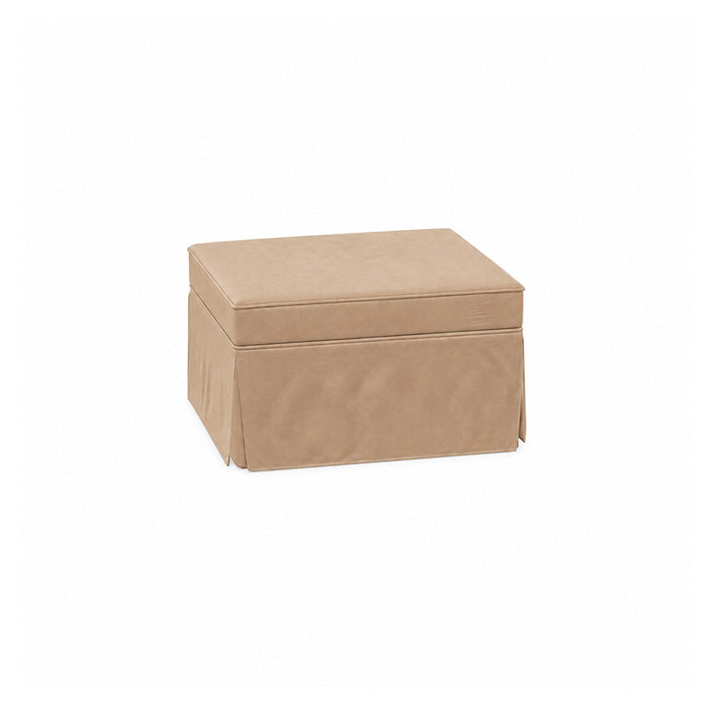 Pottery Barn Basic Ottoman-Corduroy Latte