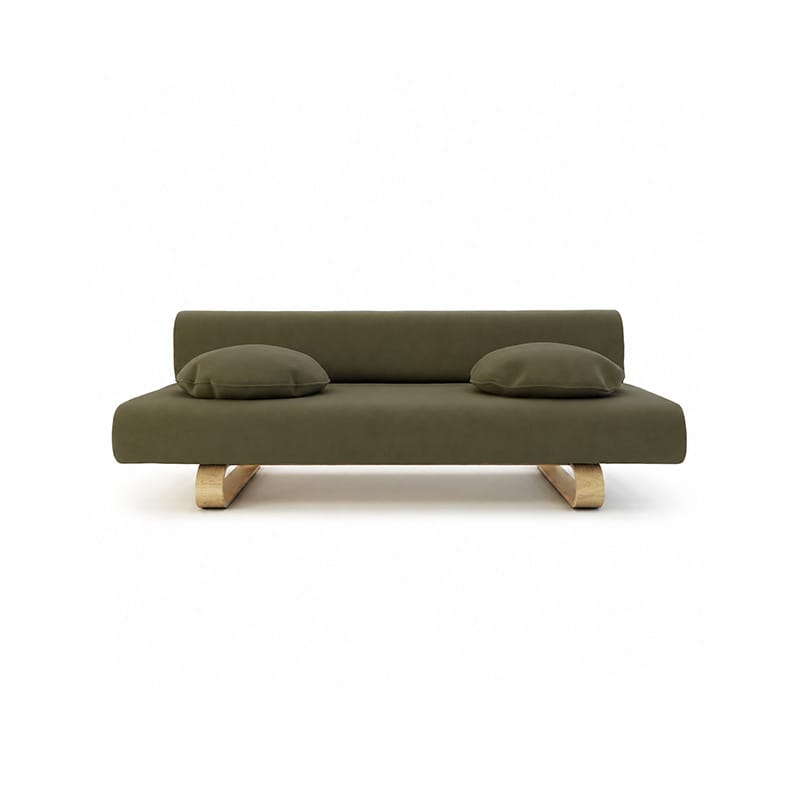 Allerum Sofa Bed Cover-Chenille Winter Moss