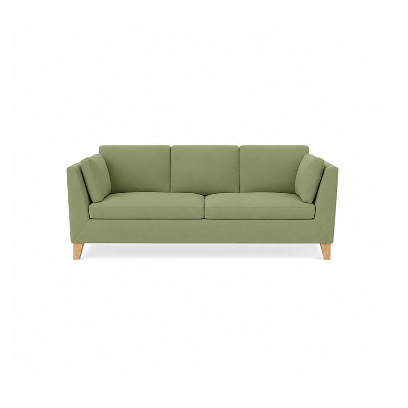 Stockholm 3 Seater Sofa Cover-Chenille Cypress-Green