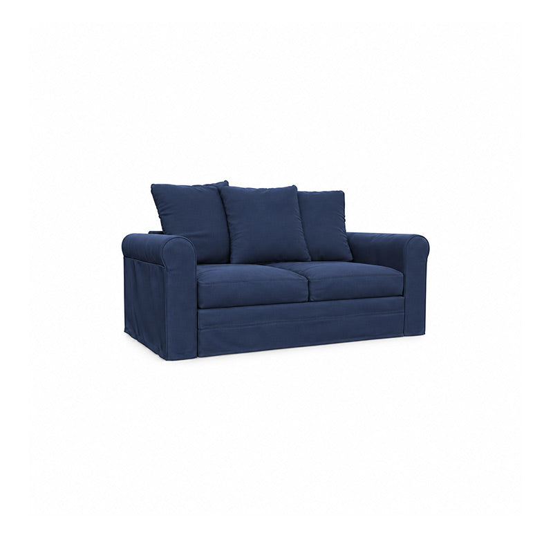 Grönlid 2 Seater Sofa Cover-Structural Weave navy