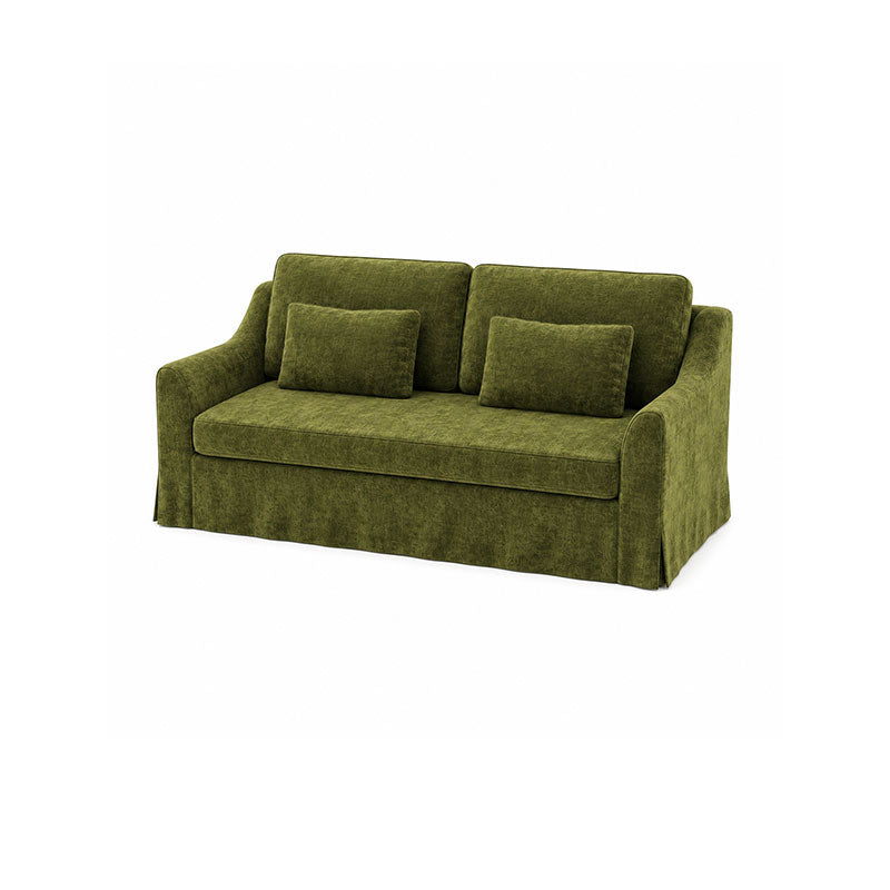 Färlöv 2 Seater Sofa Cover-Chenille Winter Moss