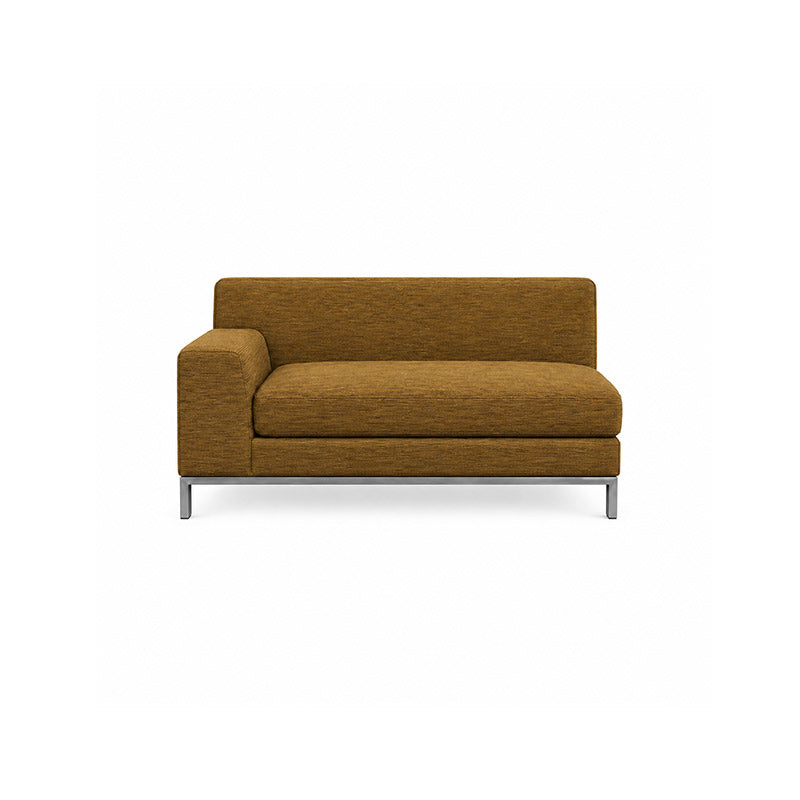 Kramfors 2 Seater Sofa with Left Arm Cover-Patterned Weave Antique Gold