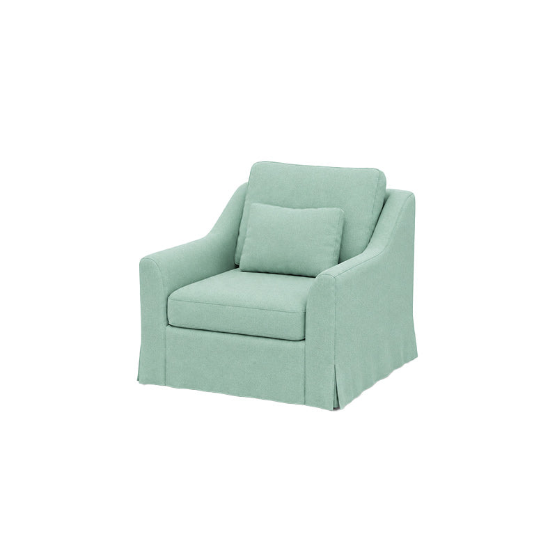 Färlöv Armchair Cover-Microfiber Navy Mint