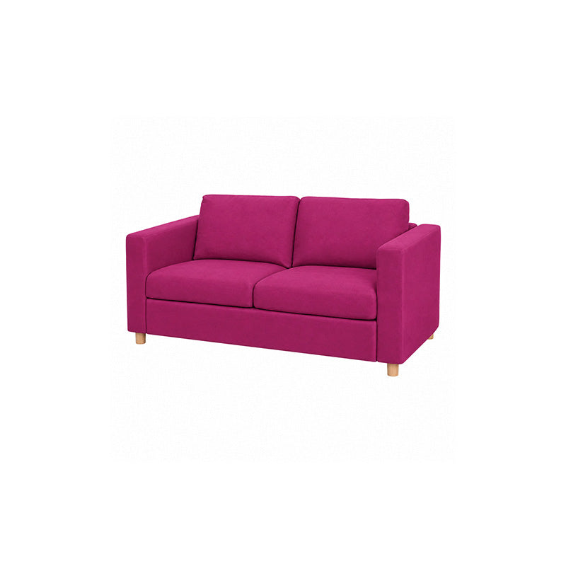 Vimle 2 Seater Sofa Cover-Canvas Berry plum