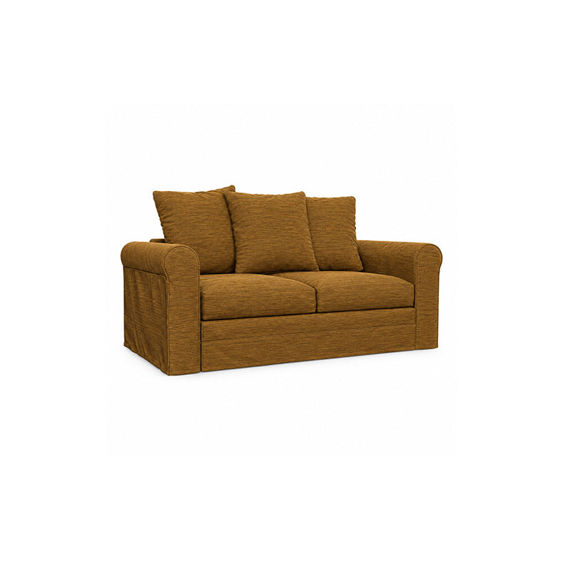 Grönlid 2 Seater Sofa Cover-Patterned Weave Antique Gold