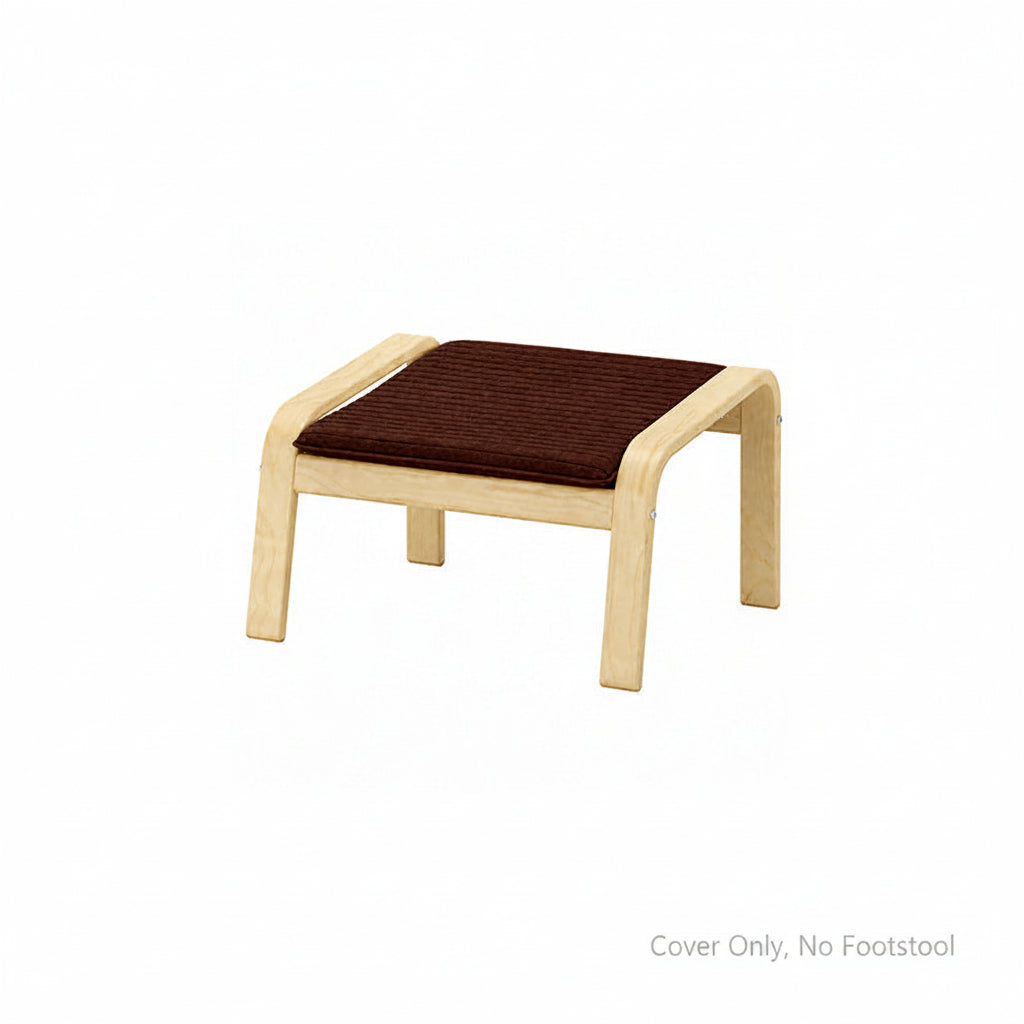 POANG Footstool Cover 2-Chenille Chestnut