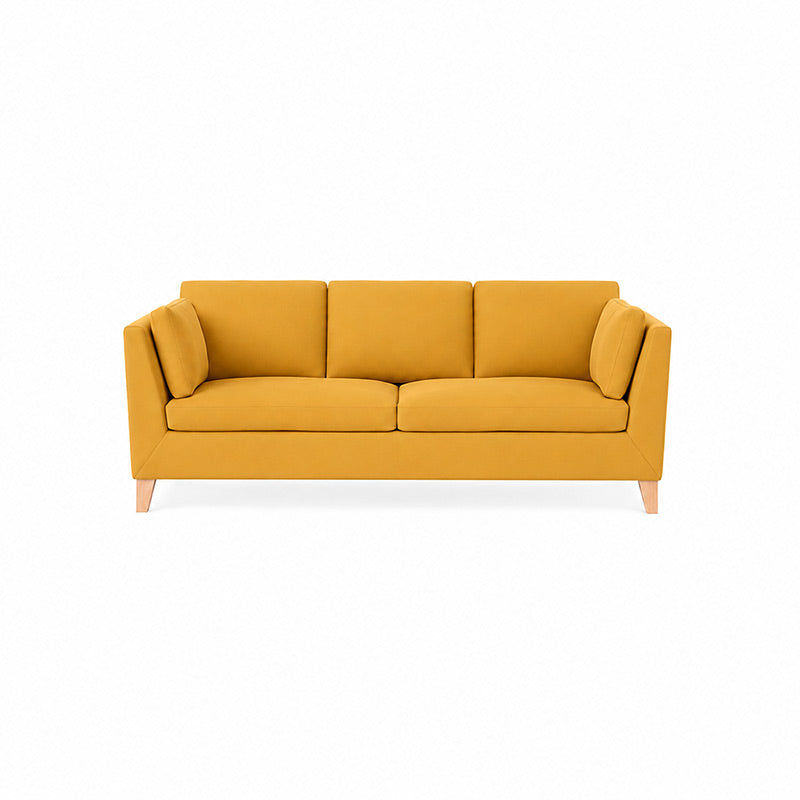 Stockholm 3 Seater Sofa Cover-Corduroy Mustard