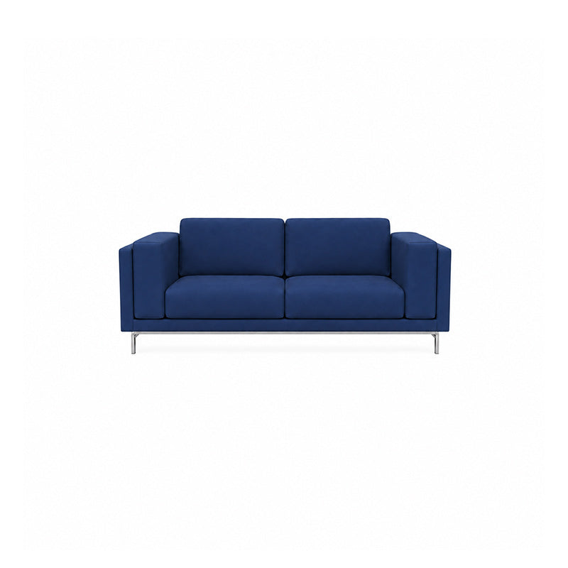 Nockeby 2 Seater Sofa Cover-Canvas Deep blue