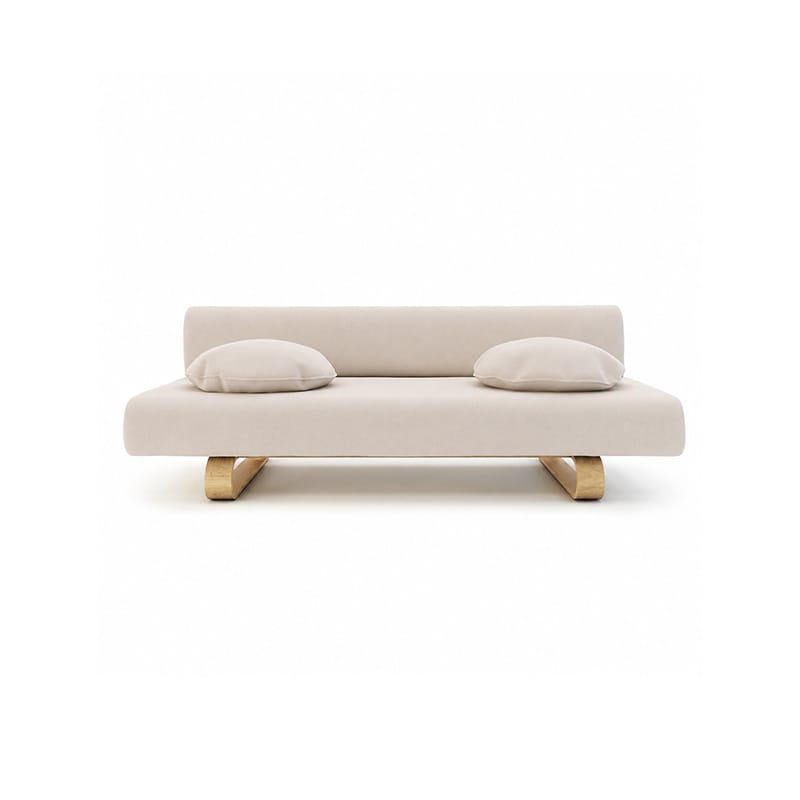 Allerum Sofa Bed Cover-Velvet beige
