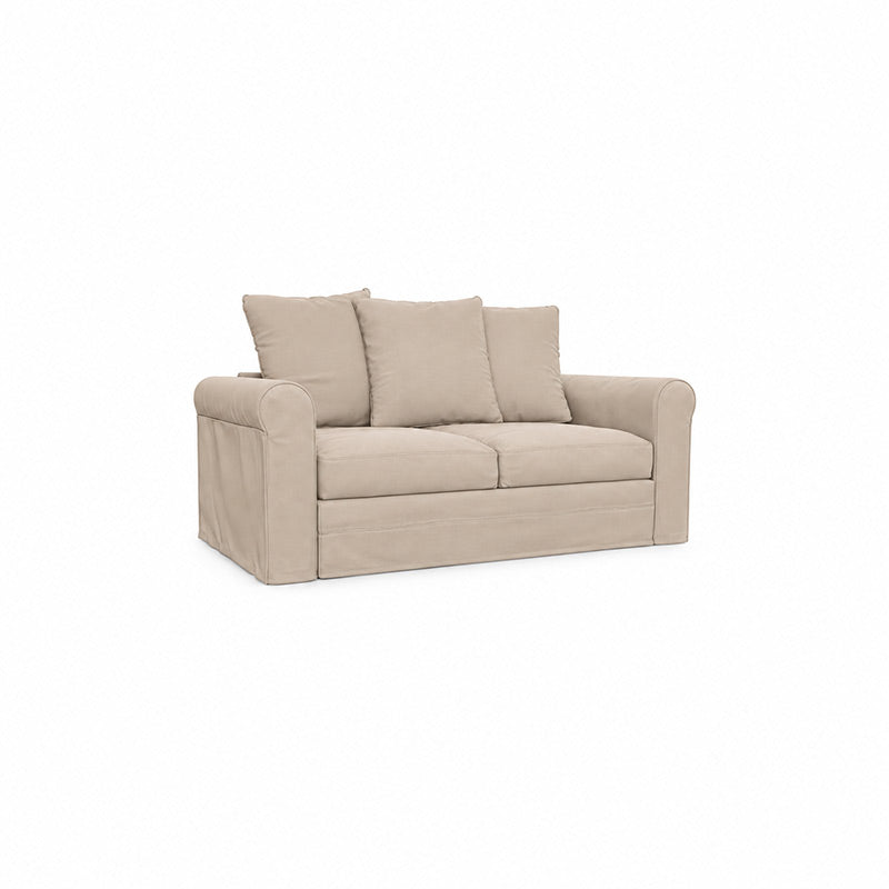 Grönlid 2 Seater Sofa Cover-Corduroy Mink taupe