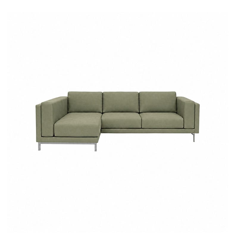 Nockeby 3 Seat Sofa with Left Chaise Cover-Corduroy Olive