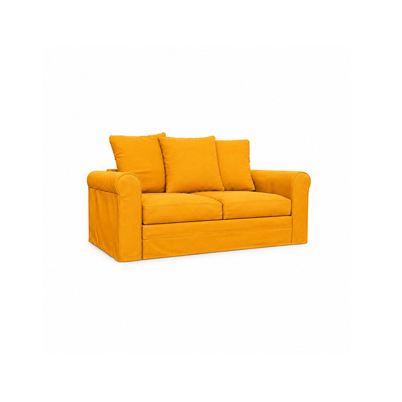 Grönlid 2 Seater Sofa Cover-Structural Weave mango