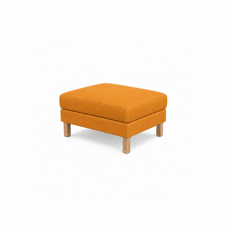 Karlstad Footstool Cover-Canvas Mango