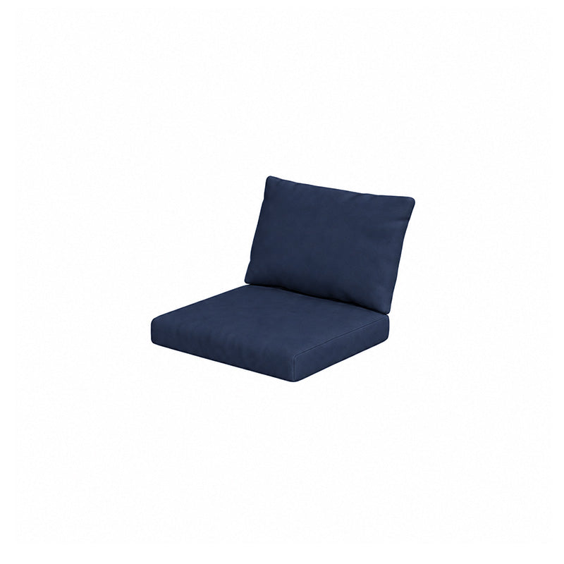 Stockholm Rattan Chair Cushion Cover Set-Structural Weave navy
