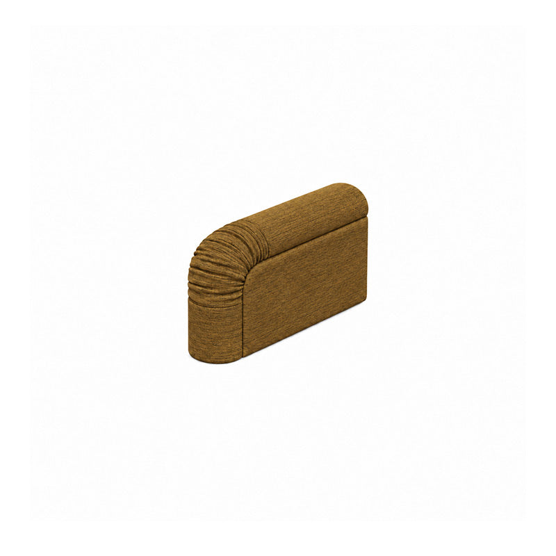 Stocksund Armrest Protectors, One pair-Patterned Weave Antique Gold