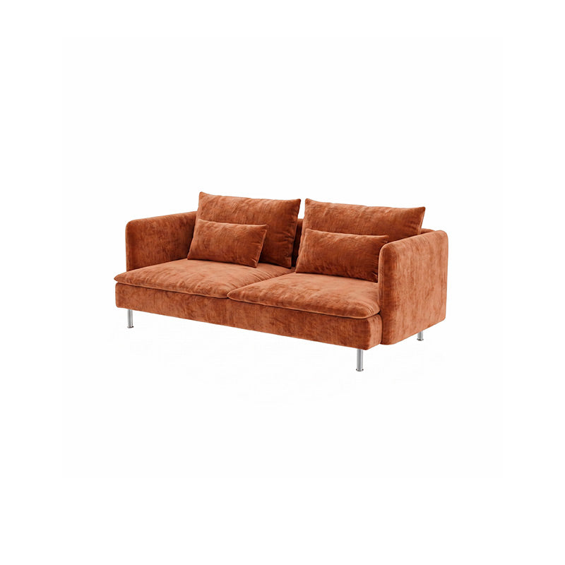 SODERHAMN 3-Seat Sofa Cover-Chenille Terracotta