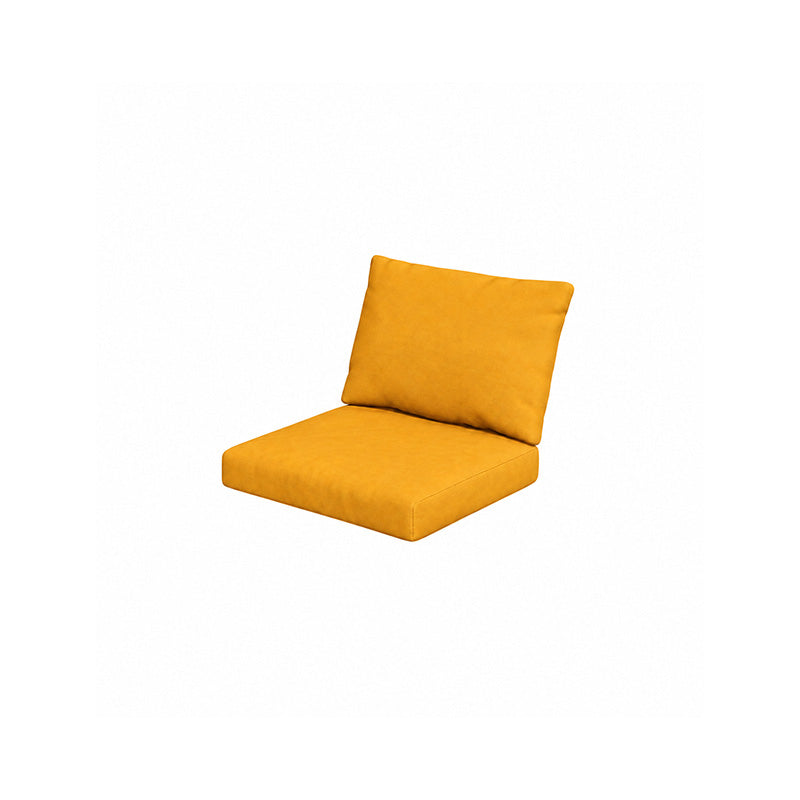 Stockholm Rattan Chair Cushion Cover Set-Velvet yellow
