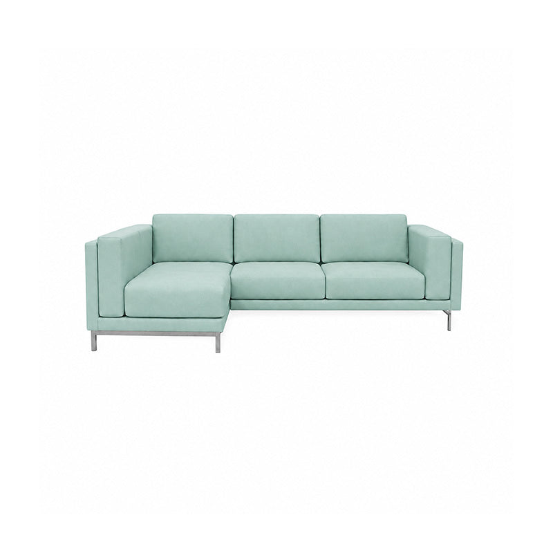 Nockeby 3 Seat Sofa with Left Chaise Cover-Microfiber Mint