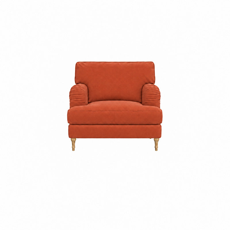 Stocksund Armchair Cover-Microfiber Terra mauve