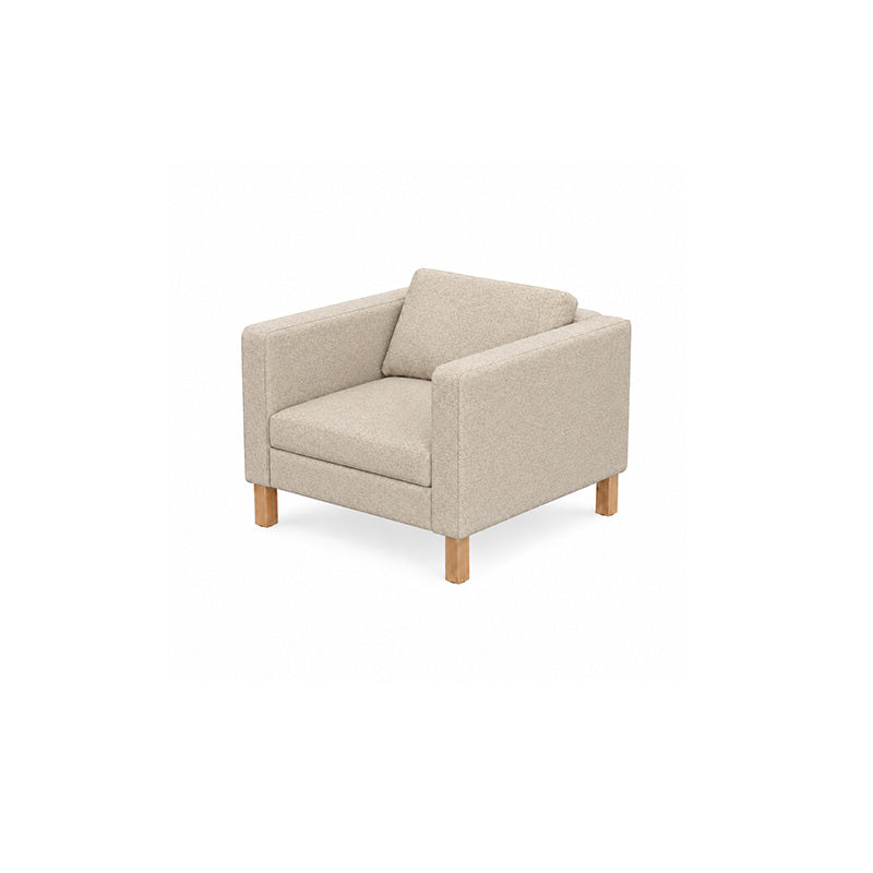 Karlstad Armchair Cover Large model-Patterned Weave Cream