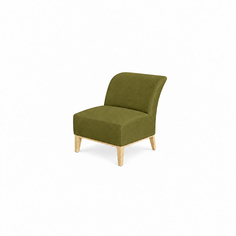 Stockholm Easy Chair Cover-Velvet olive
