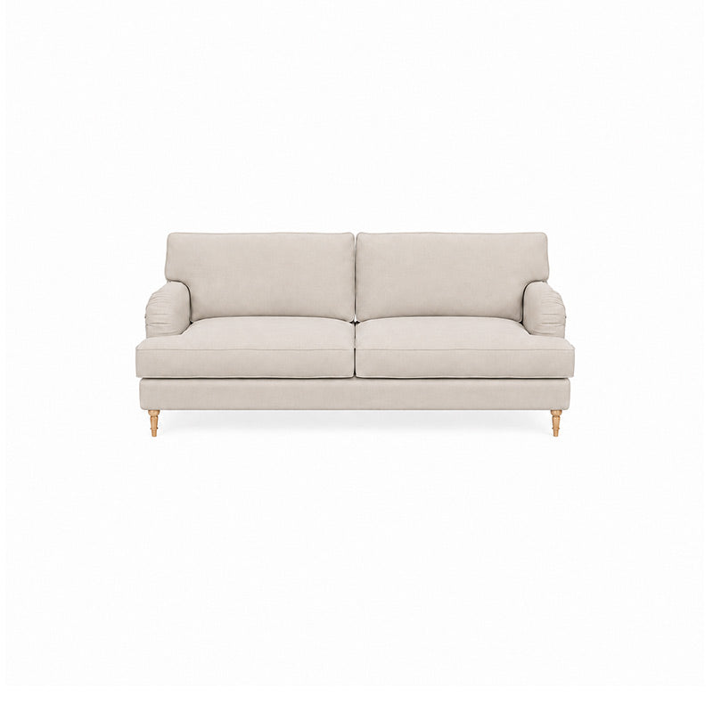 Stocksund 3 Seater Sofa Cover-Corduroy Silver White