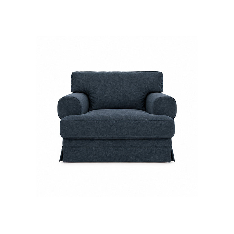 Ekeskog Armchair Cover-Chenille Poseidon