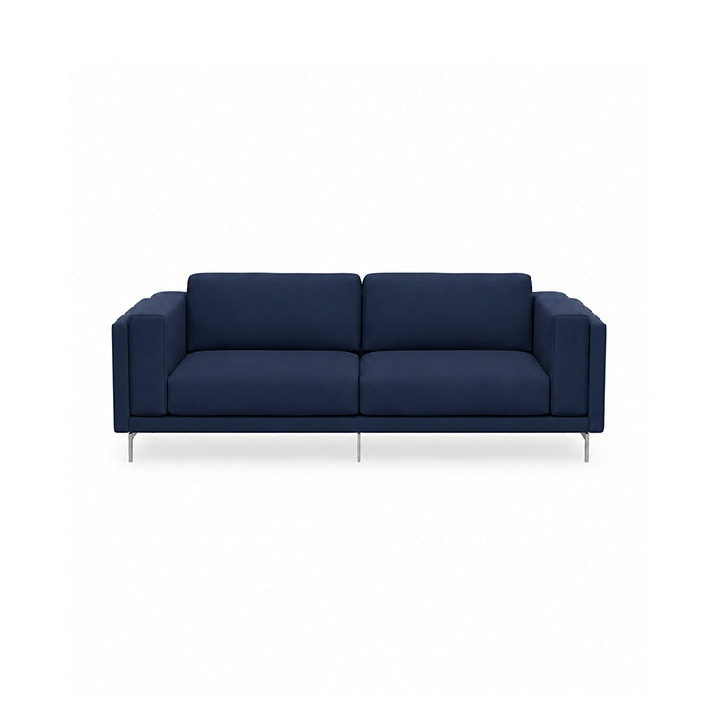 Nockeby 3 Seater Sofa Cover-Microfiber Navy-blue