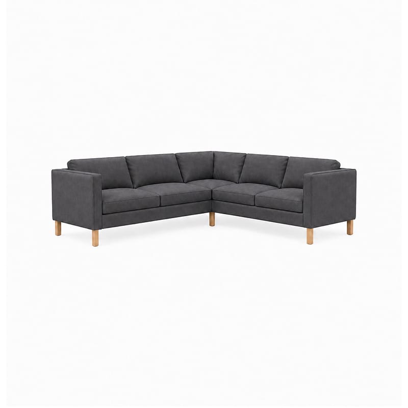 Karlstad Corner Sofa Cover (3+2)-Velvet gray