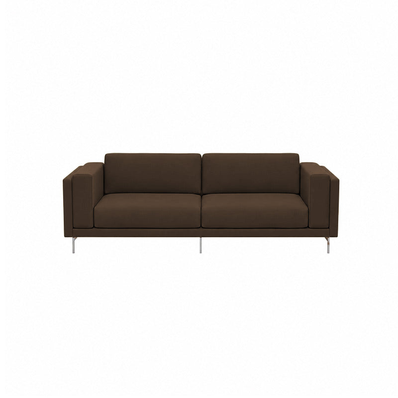 Nockeby 3 Seater Sofa Cover-Chenille Chestnut