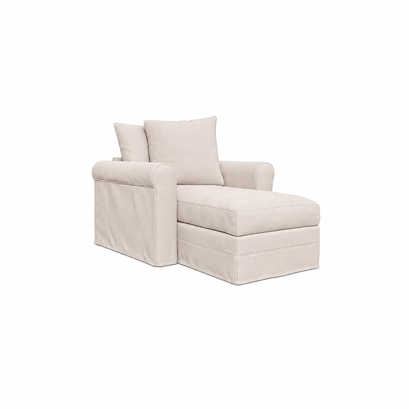 Grönlid Chaise Lounge Cover-Corduroy Cream