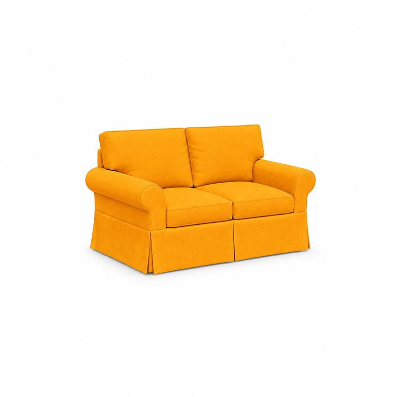 Pottery Barn Basic 2 Seater Sofa-Structural Weave mango