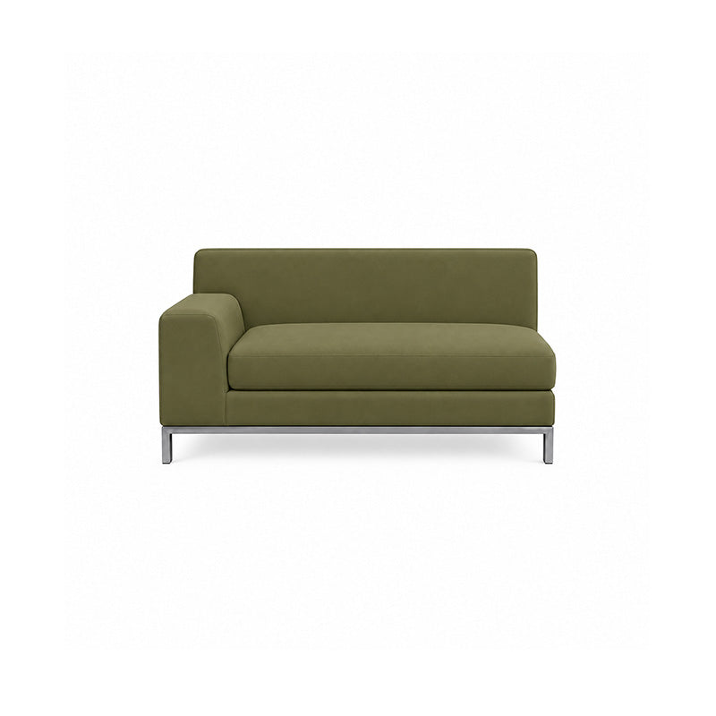 Kramfors 2 Seater Sofa with Left Arm Cover-Chenille Winter Moss