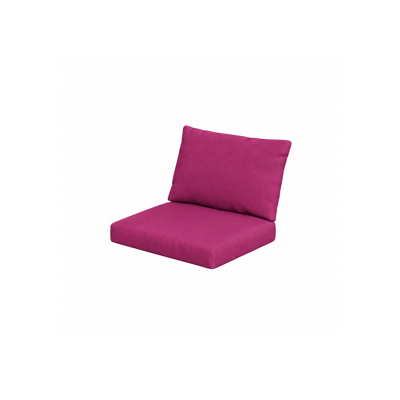 Stockholm Rattan Chair Cushion Cover Set-Canvas Berry plum