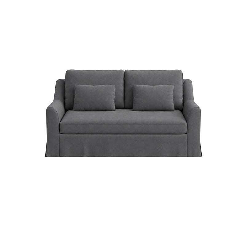 Färlöv 2 Seater Sofa Cover-Velvet Gray