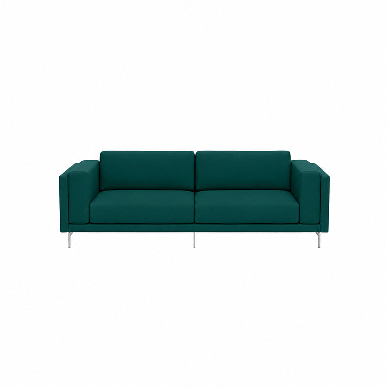 Nockeby 3 Seater Sofa Cover-Velvet peacock