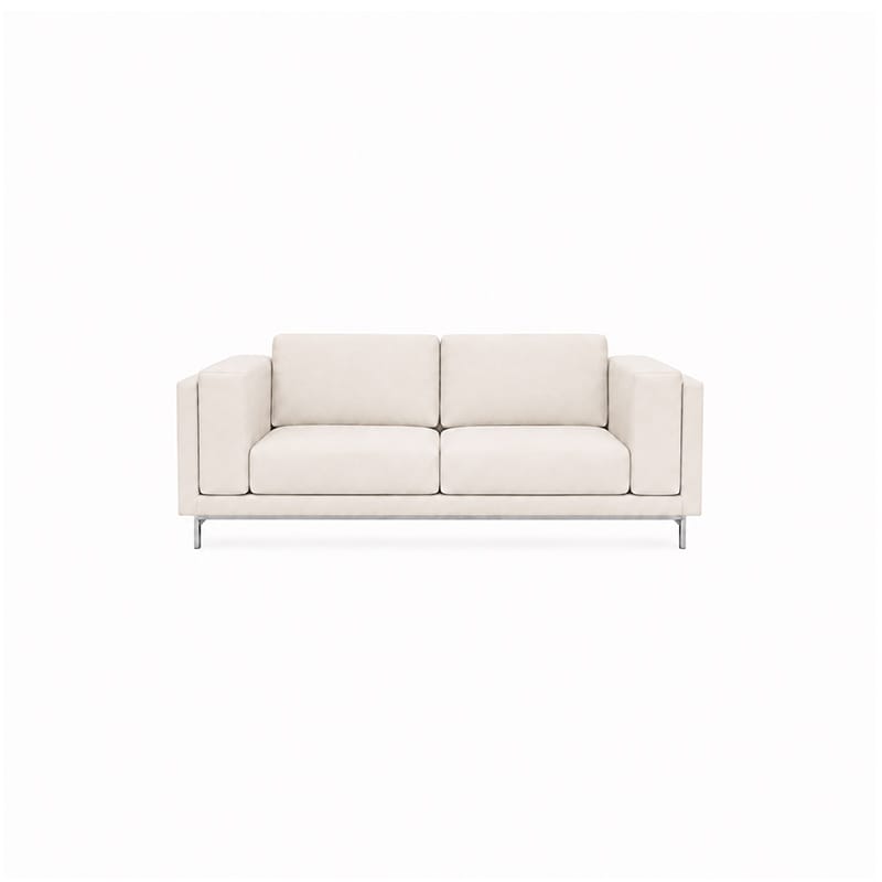 Nockeby 2 Seater Sofa Cover-Velvet Beige